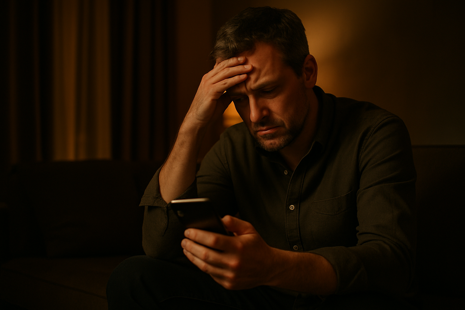 Cómo afecta la adicción al móvil a hombres de 40 años: salud y bienestar