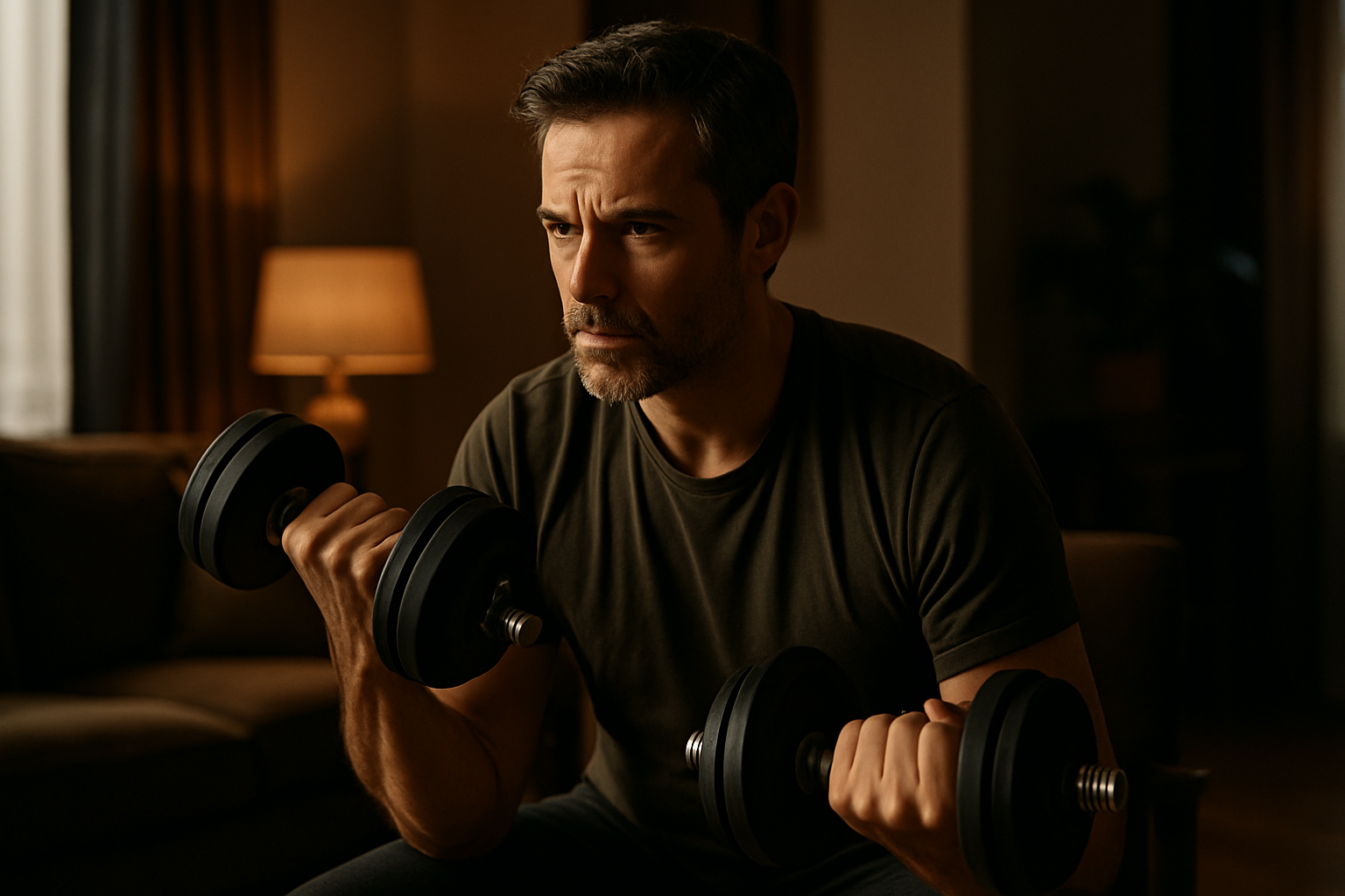 Rutina completa de ejercicio en casa para hombres de 40 años: fuerza y cardio